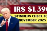 IRS Confirms $1,390 November